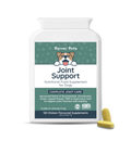 Harver Pets Joint Support for dogs with a supplement pill on a white background